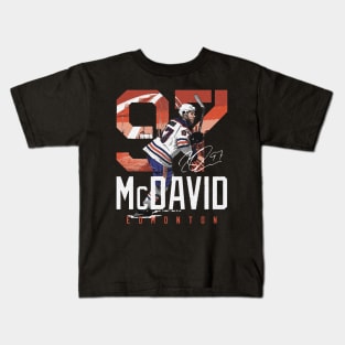 Connor Mcdavid Edmonton Landmark Kids T-Shirt